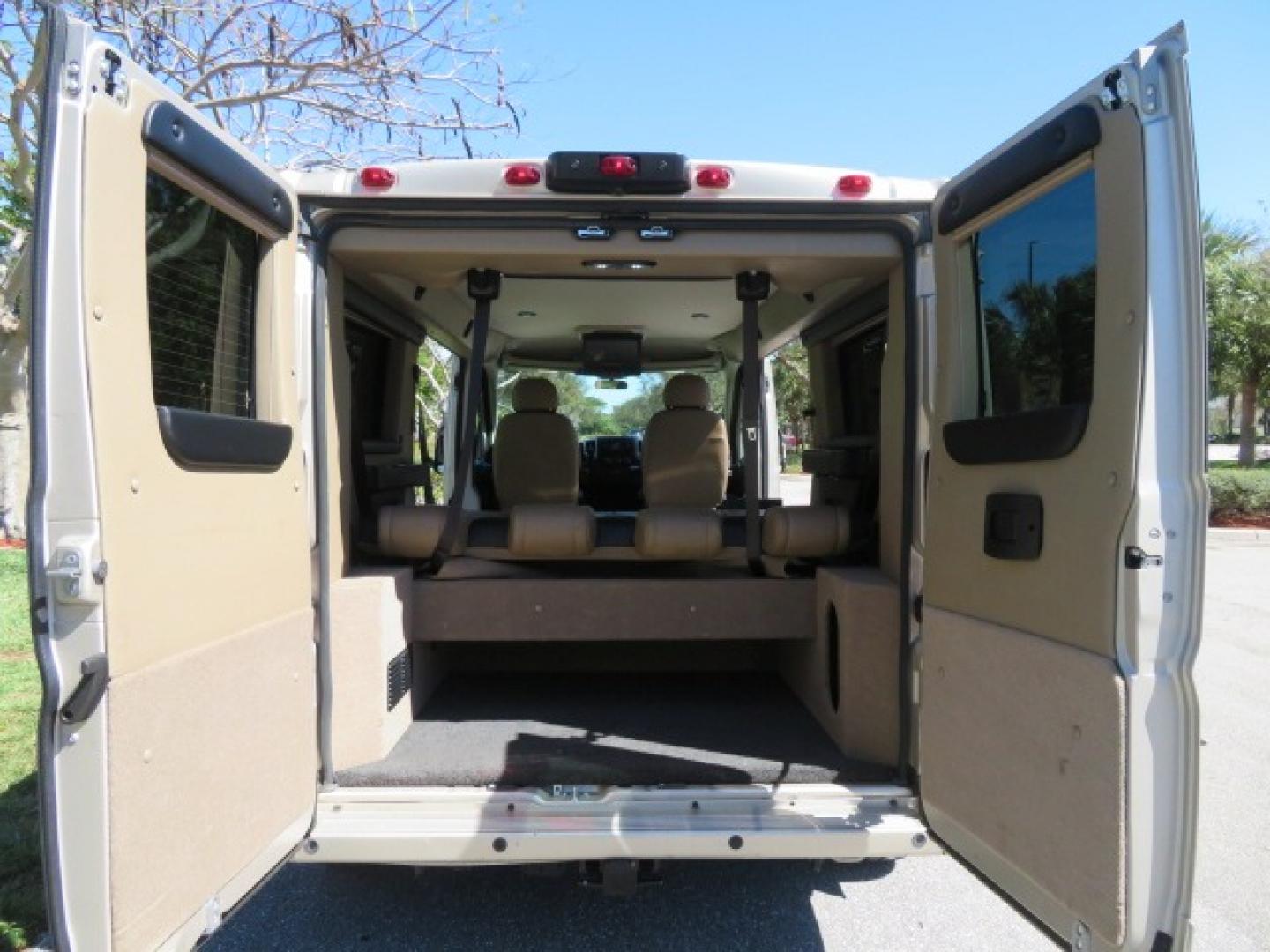 2016 Gold /Tan and Black Leather RAM Promaster (3C6TRVAG5GE) , located at 4301 Oak Circle #19, Boca Raton, FL, 33431, (954) 561-2499, 26.388861, -80.084038 - You are looking at a Gorgeous 2016 Ram Promaster Tempest X Handicap Wheelchair Conversion Van with 30K Original Miles, Lowered Floor, Dual Side Entry Doors, Power Passenger Side Entry Door, 750lb Braunability Wheelchair Lift, 4 Passenger Rear Power Bench Seat/Bed, Navigation, Rear Entertainment, Sur - Photo#70